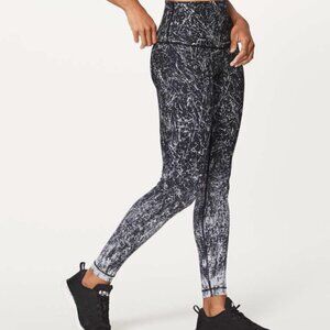 Lululemon Wunder Under Hi-Rise Tight (Nulux 28") Size 4- Limited Edition print